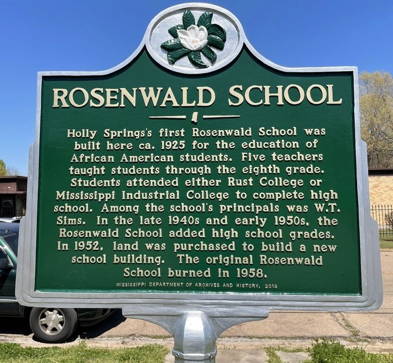 Rosenwald School Marker image. Click for full size.