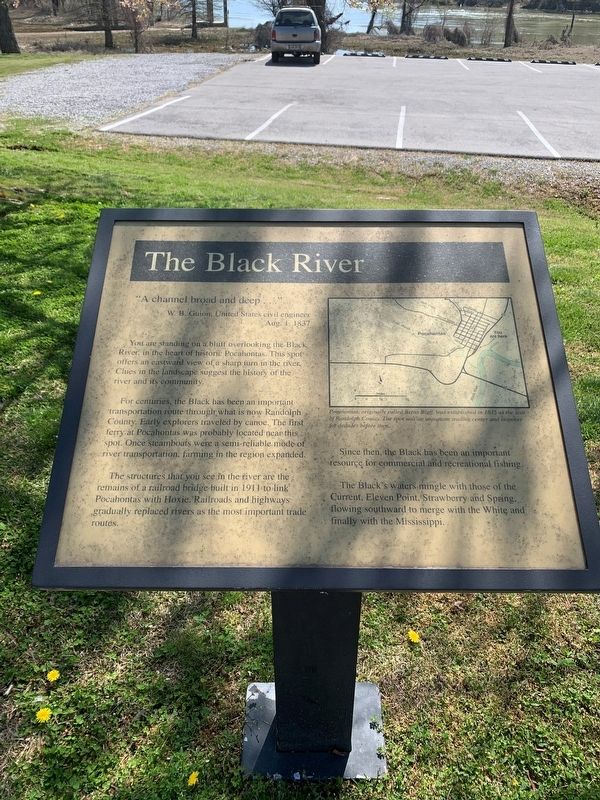 The Black River Marker. Click for full size. The Black River Marker image. Click for full size.