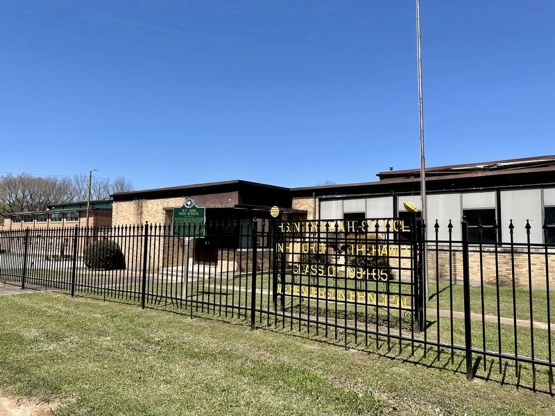The former W.T. Sims High School and Marker. Click for full size. The former W.T. Sims High School and Marker image. Click for full size.