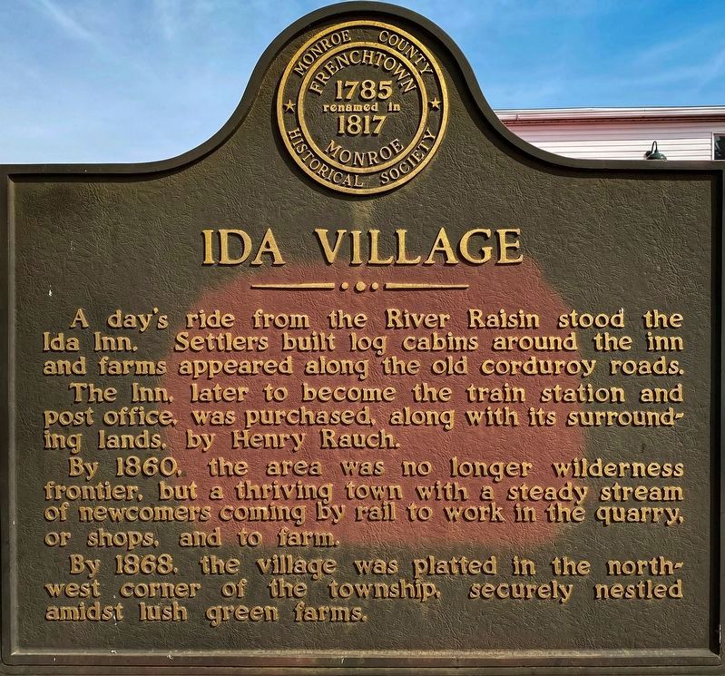 Ida Village Marker image. Click for full size.