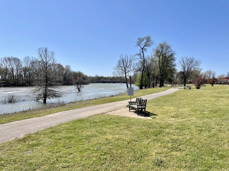 The Pocahontas Civil War River Walk Memorial. Click for full size. The Pocahontas Civil War River Walk Memorial image. Click for full size.