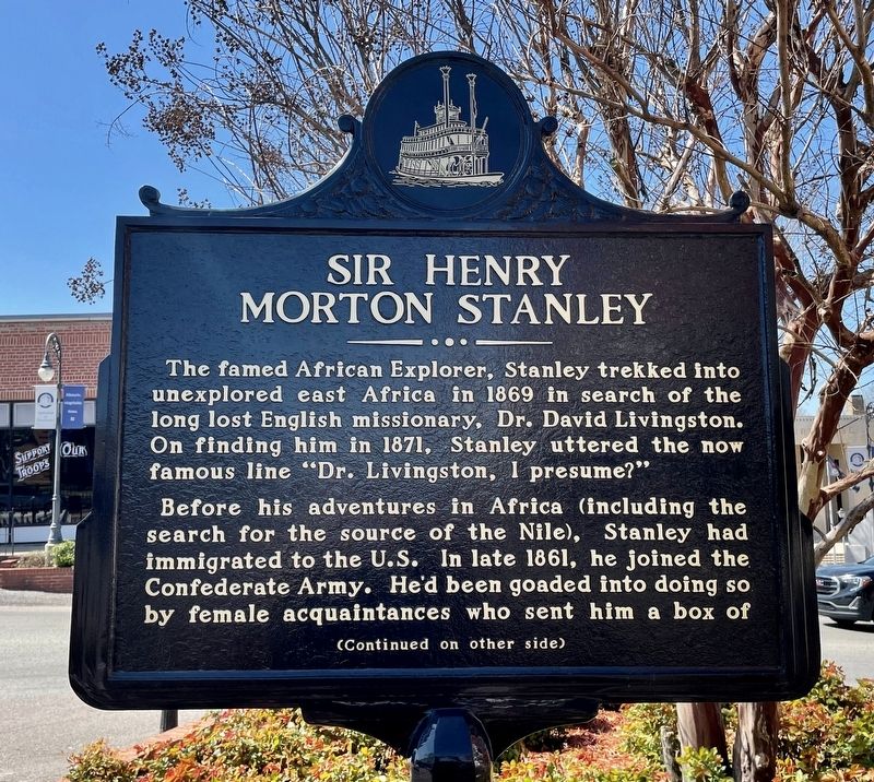 Sir Henry Morton Stanley Marker image. Click for full size.