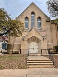 Meadowbrook Methodist Church and Marker image. Click for full size.