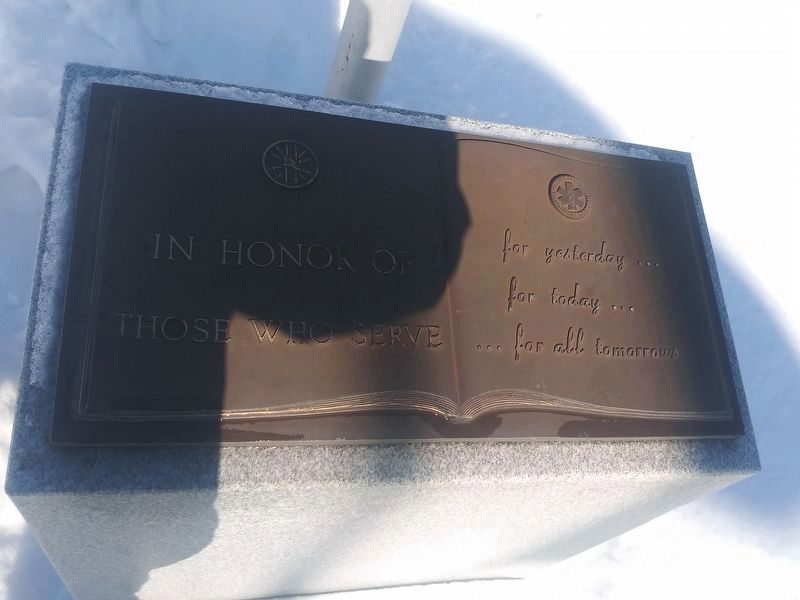 Fire memorial, nearby. Click for full size. Fire memorial, nearby image. Click for full size.