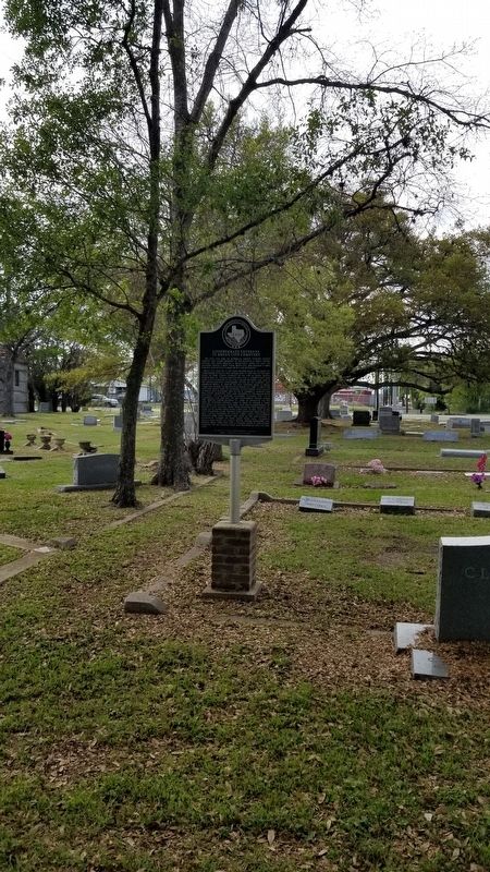 Confederate Veterans in Bryan City Cemetery Marker image. Click for full size.