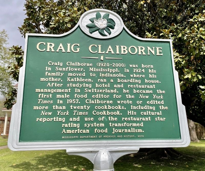 Craig Claiborne Marker image. Click for full size.