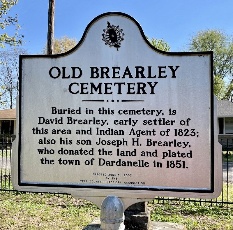 Old Brearley Cemetery Marker image. Click for full size.