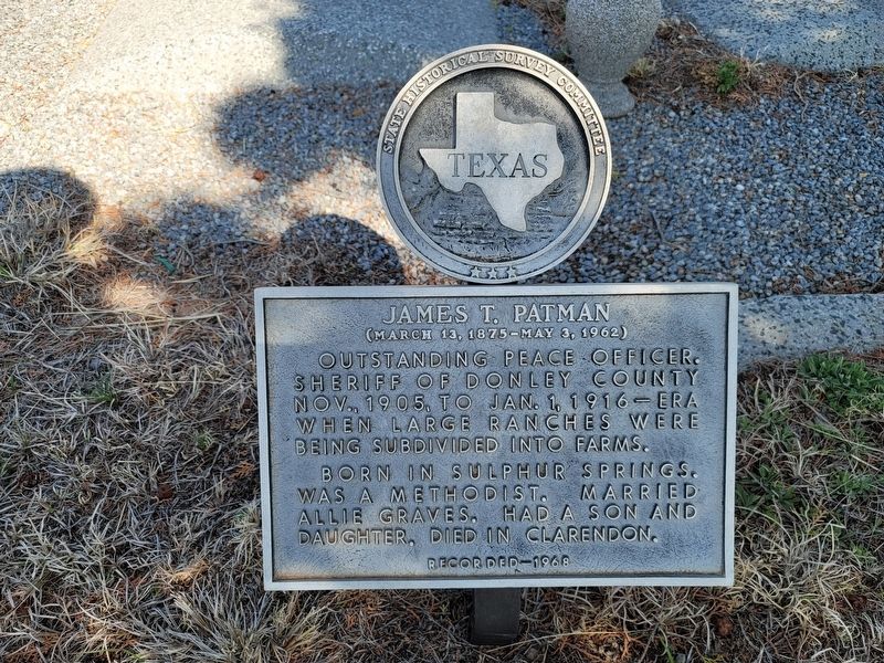 James T. Patman Marker image. Click for full size.