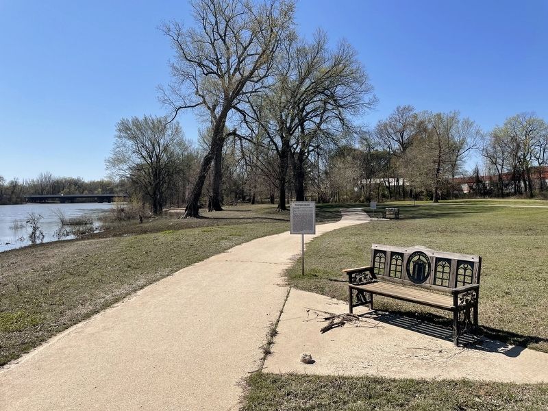 First timeline marker - Black River on left. image. Click for full size.