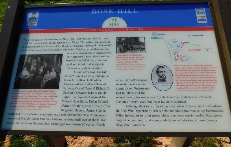 Rose Hill Marker image. Click for full size.