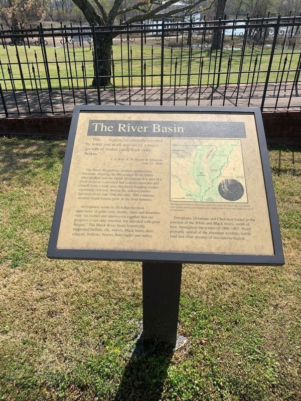 The River Basin Marker. Click for full size. The River Basin Marker image. Click for full size.