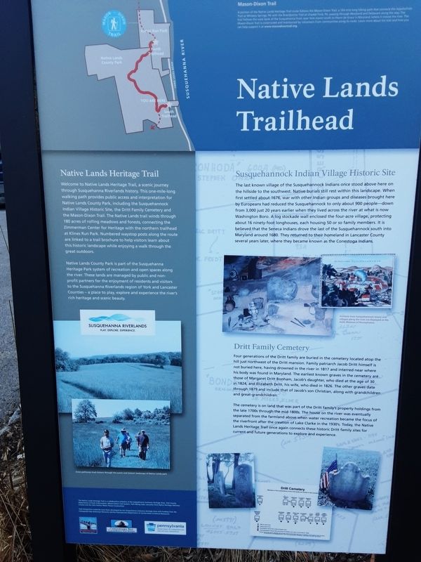 Native Lands Trailhead Marker image. Click for full size.