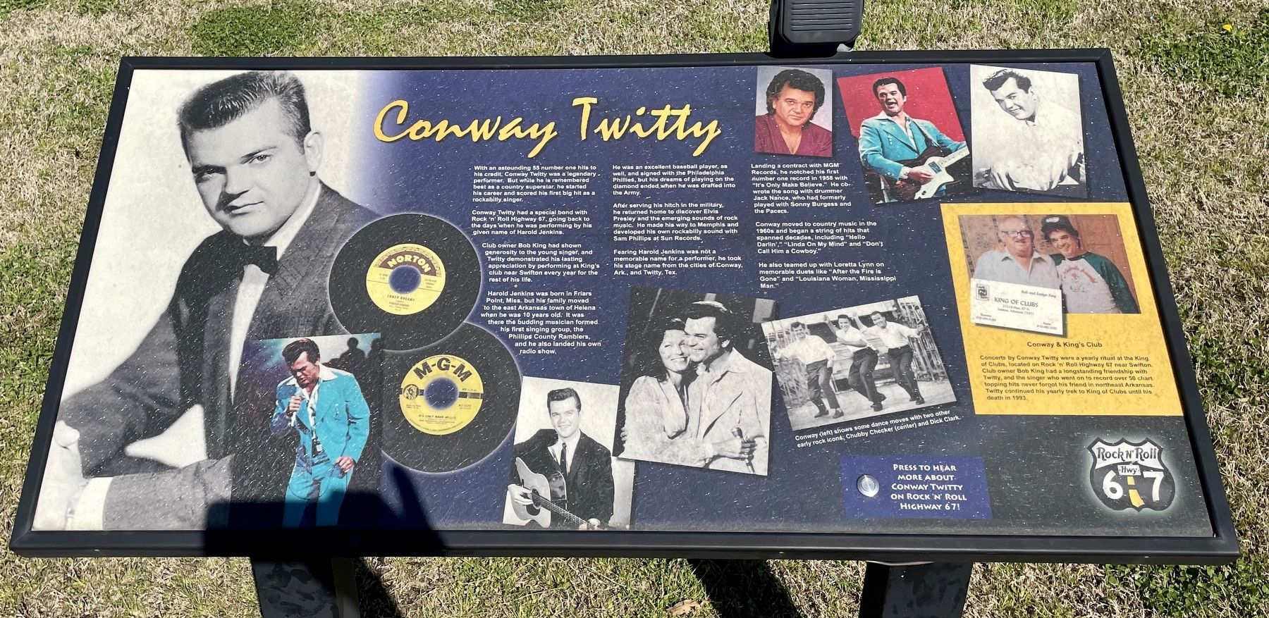 Conway Twitty Marker image. Click for full size.