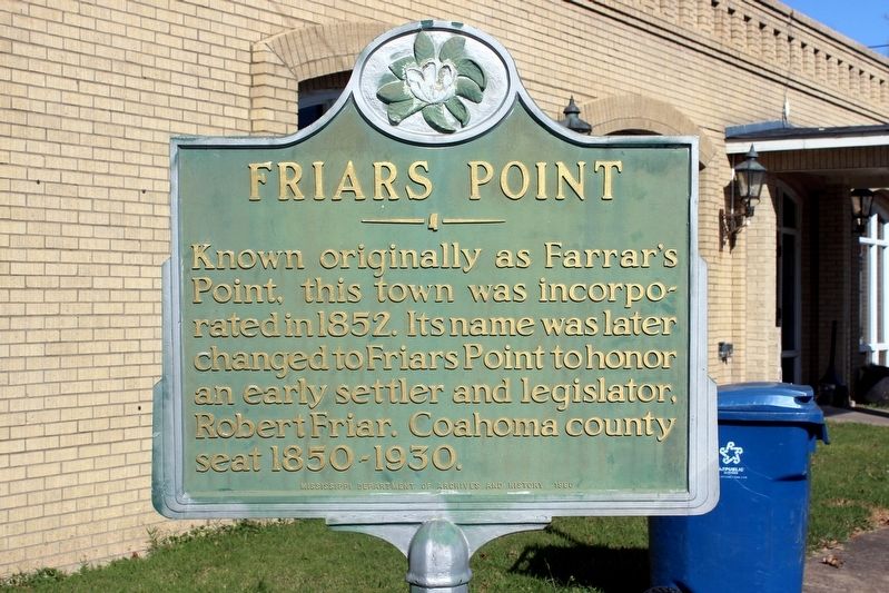 Friars Point Marker image. Click for full size.