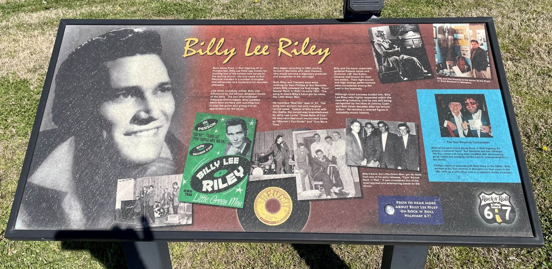 Billy Lee Riley Marker image. Click for full size.