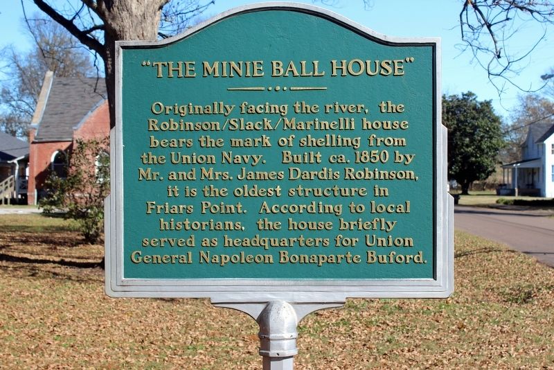 "The Minnie Ball House" Marker image. Click for full size.