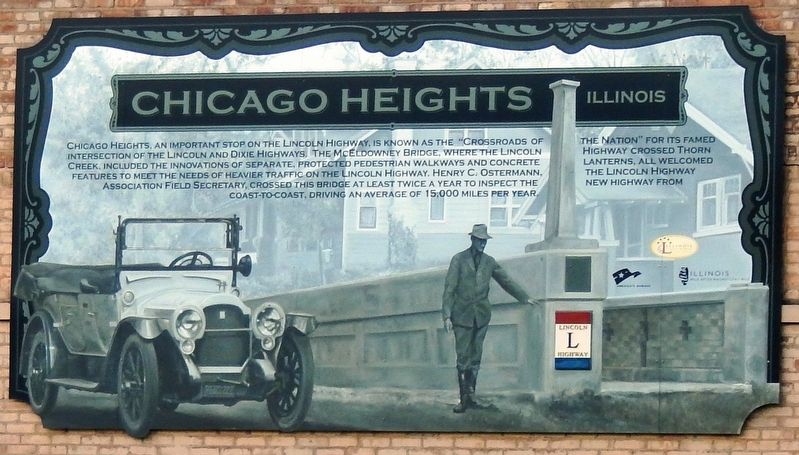 Chicago Heights Marker image. Click for full size.