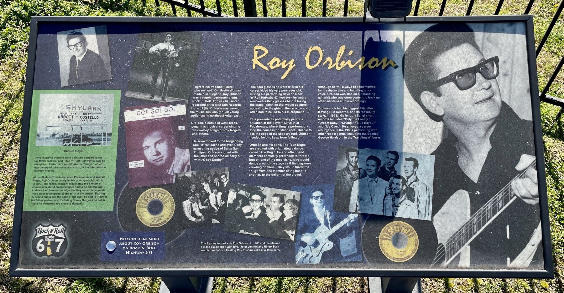 Roy Orbison Marker image. Click for full size.