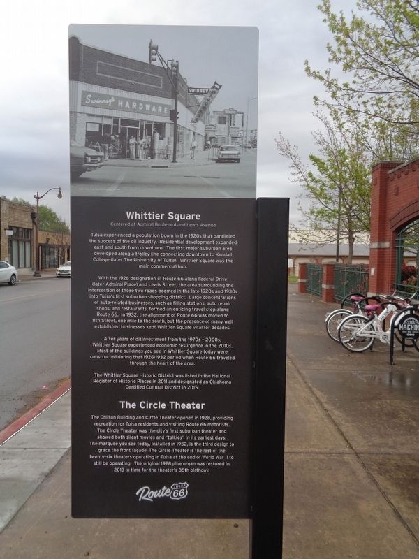 Whittier Square Marker image. Click for full size.