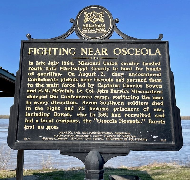 Fighting Near Osceola Marker image. Click for full size.