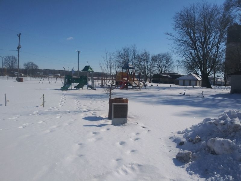 The Wayne Village Park Marker. Click for full size. The Wayne Village Park Marker image. Click for full size.