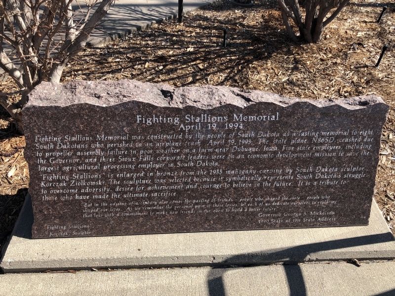 Fighting Stallions Memorial. Click for full size. Fighting Stallions Memorial image. Click for full size.