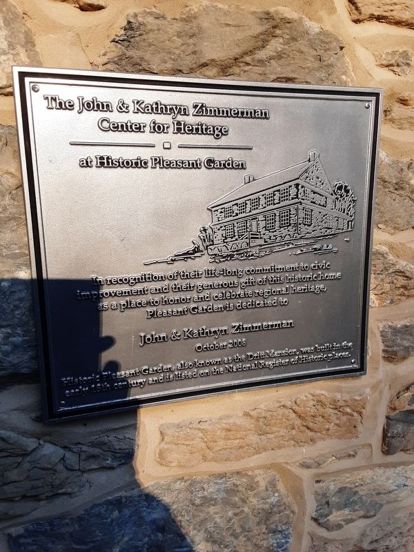 The John & Kathryn Zimmerman Center for Heritage Marker. Click for full size. The John & Kathryn Zimmerman Center for Heritage Marker image. Click for full size.