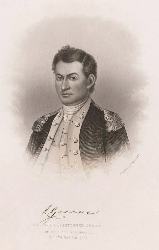 Colonel Christopher Greene. Click for full size. Colonel Christopher Greene image. Click for full size.