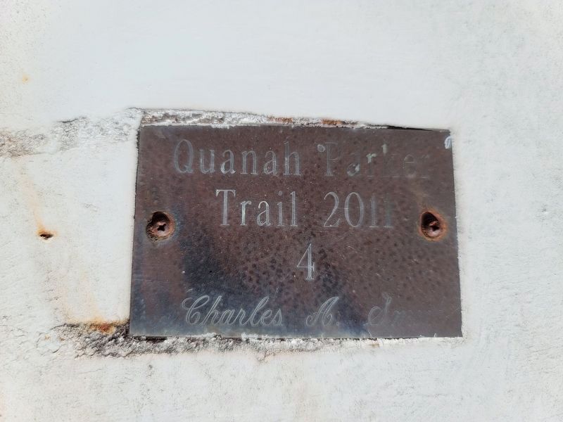 Quanah Parker Trail Marker image. Click for full size.