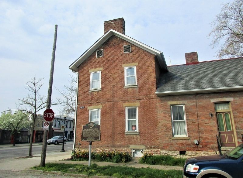 The Harrison House Marker image. Click for full size.