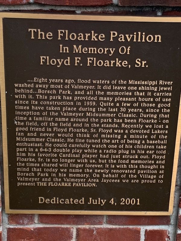 The Floarke Pavilion Marker image. Click for full size.