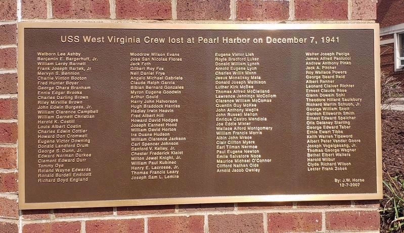 West Virginia University Veterans Memorials Marker image. Click for full size.