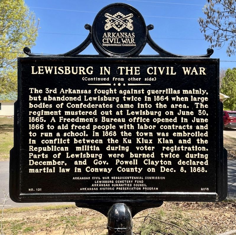 Lewisburg in the Civil War Marker image. Click for full size.