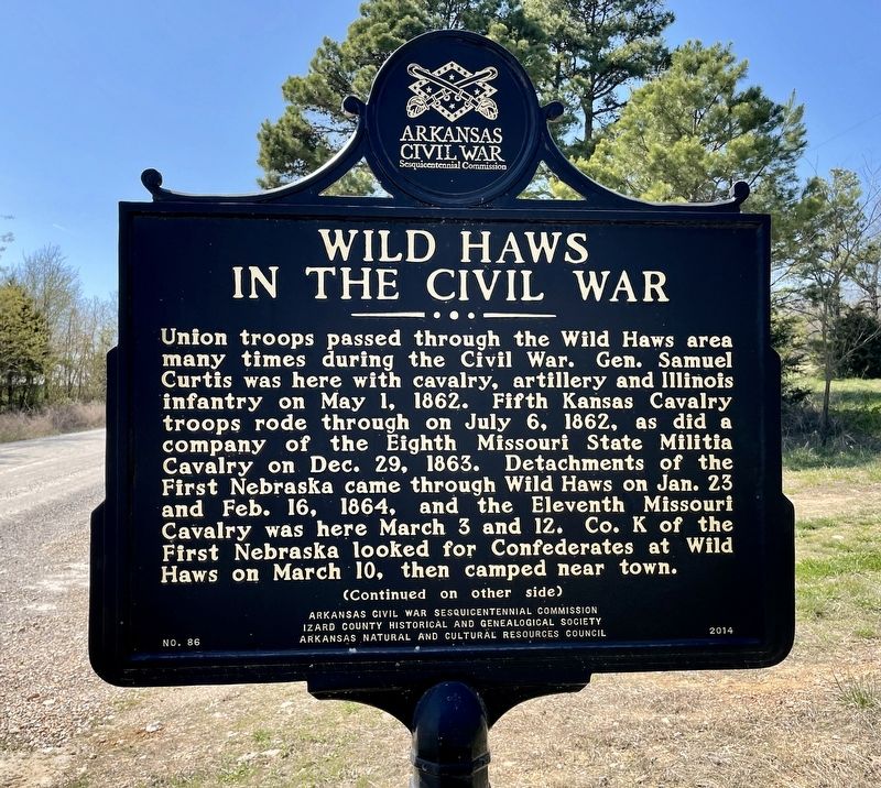 Wild Haws in the Civil War Marker image. Click for full size.