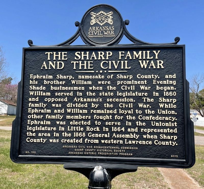 The Sharp Family and the Civil War Marker image. Click for full size.