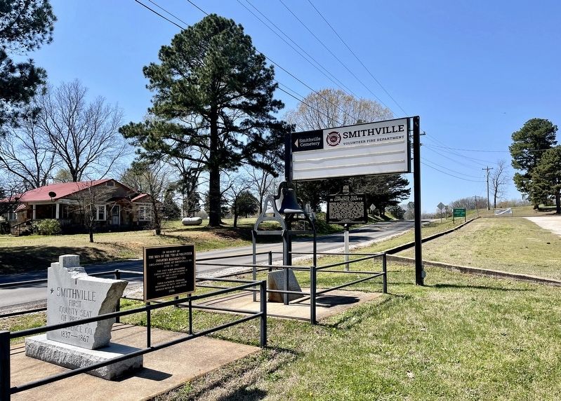 The view west with the community center on the right. image. Click for full size.