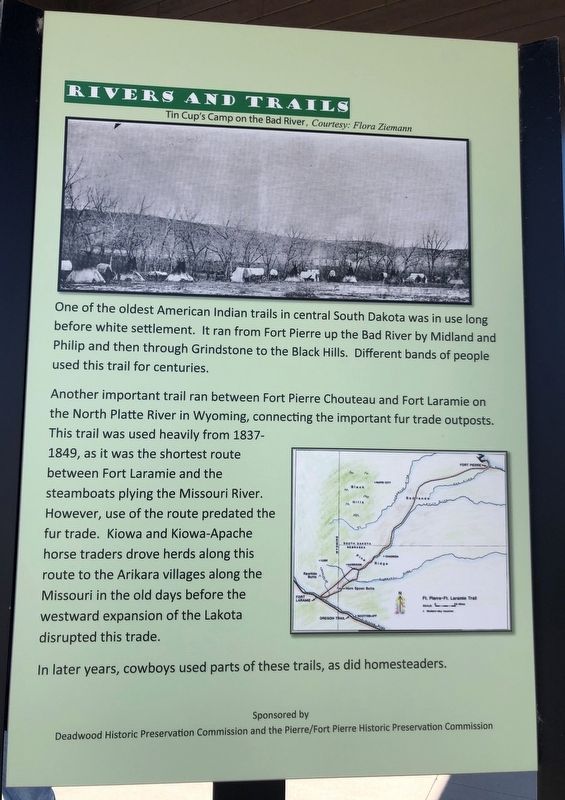 Rivers and Trails Marker image. Click for full size.
