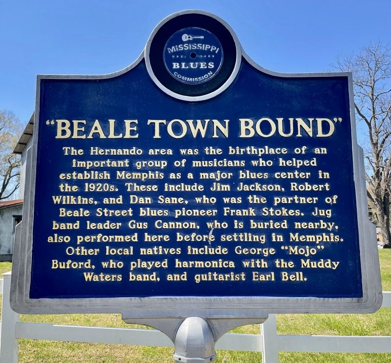 "Beale Town Bound" Marker (front) image. Click for full size.