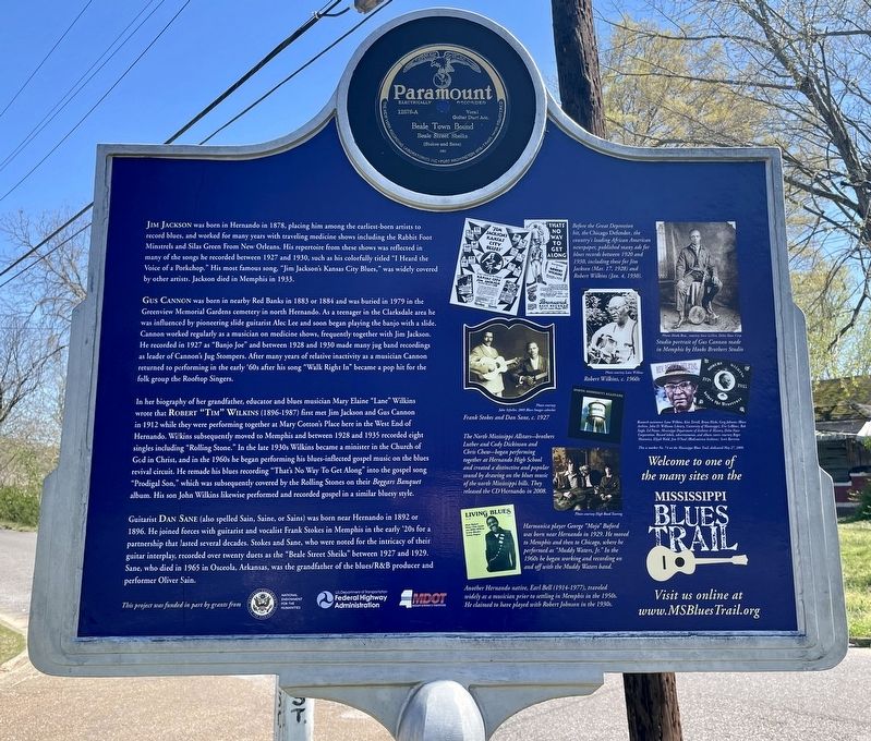"Beale Town Bound" Marker (reverse) image. Click for full size.
