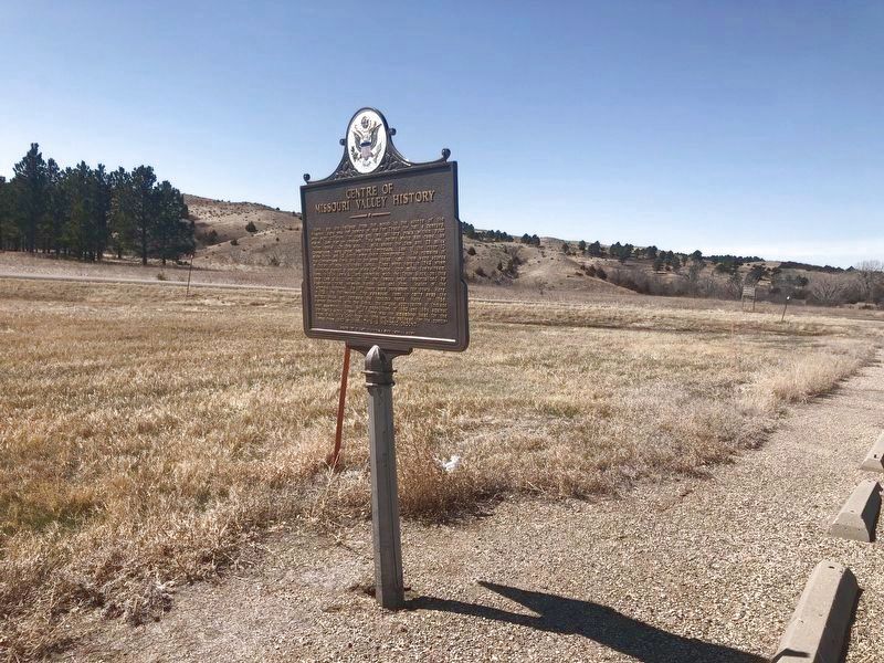 Centre of Missouri Valley History Marker image. Click for full size.