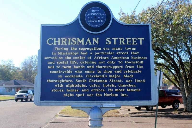 Chrisman Street Marker Side 1 image. Click for full size.