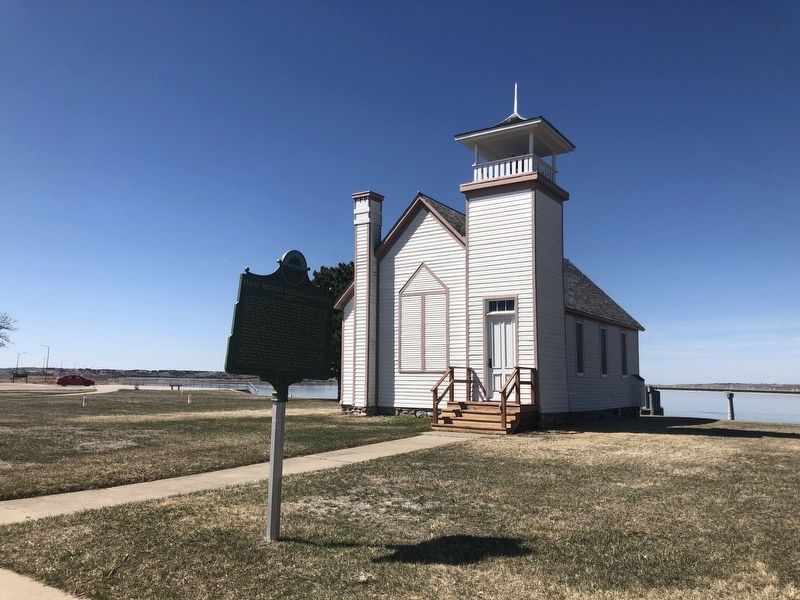 Oahe Mission School and Chapel Marker image. Click for full size.