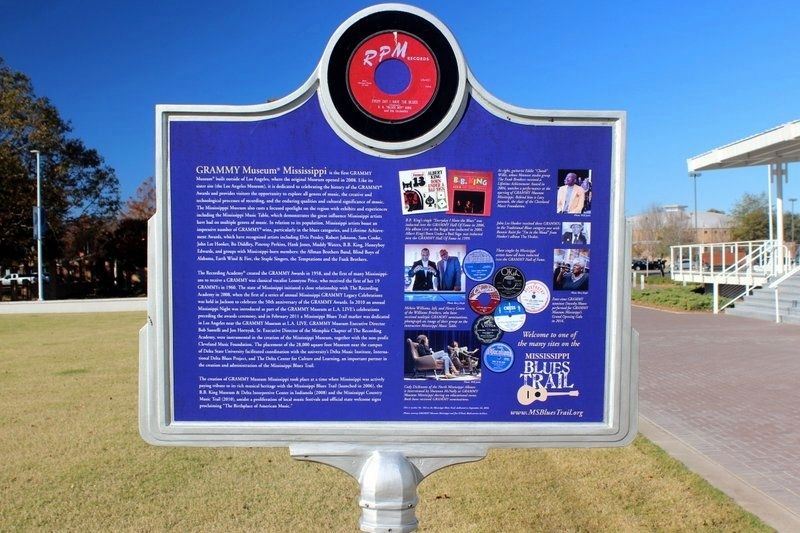 Grammy Museum Mississippi Marker Side 2. Click for full size. Grammy Museum Mississippi Marker Side 2 image. Click for full size.