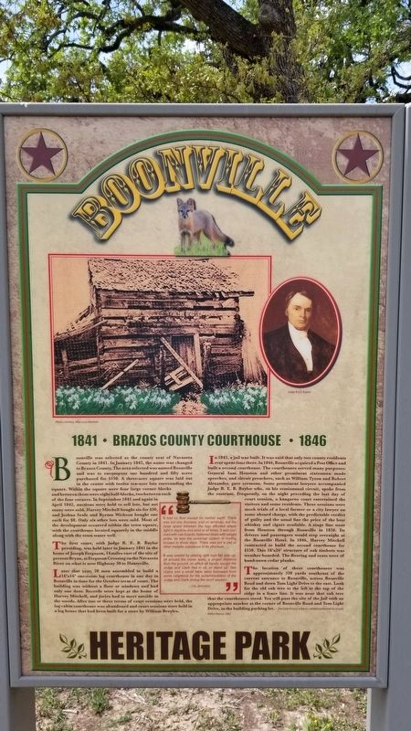 Brazos County Courthouse Marker image. Click for full size.