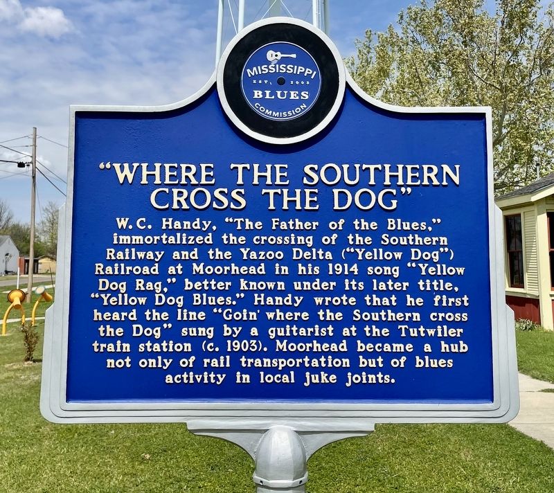 "Where the Southern Cross the Dog" Marker image. Click for full size.