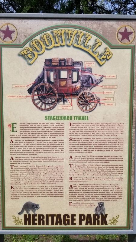 Stagecoach Travel Marker image. Click for full size.