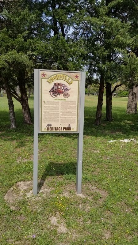 Stagecoach Travel Marker. Click for full size. Stagecoach Travel Marker image. Click for full size.