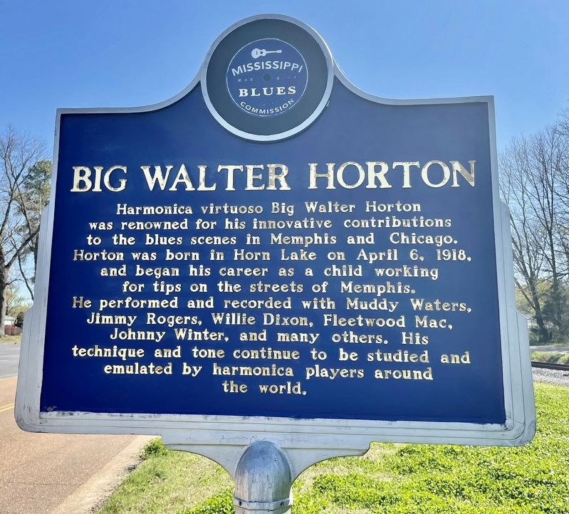 Big Walter Horton Marker image. Click for full size.
