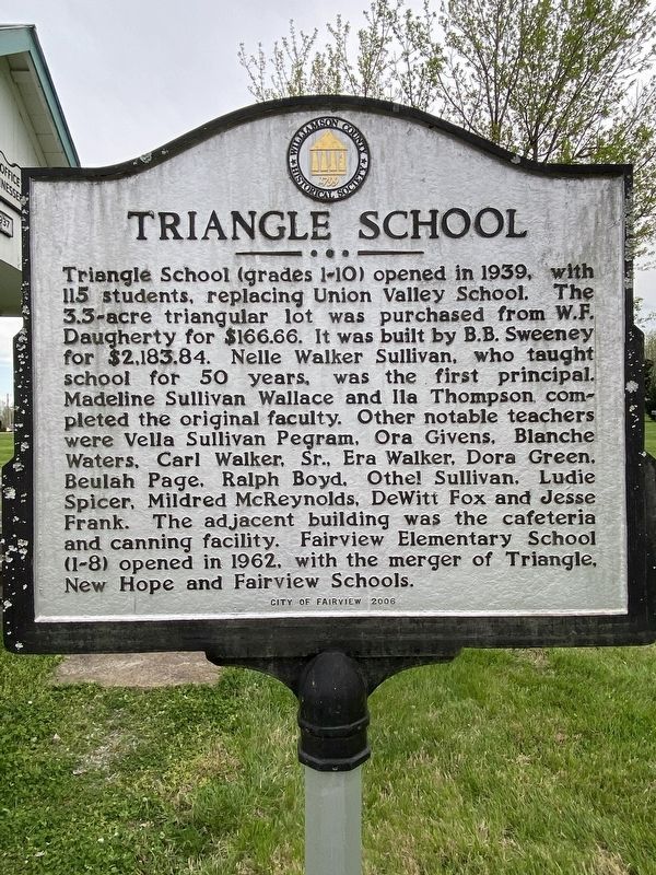 Jingo Post Office/Triangle School Marker image. Click for full size.