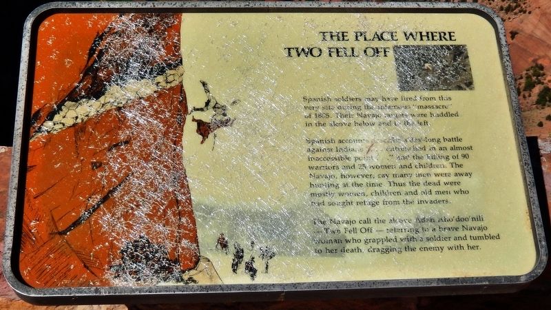 The Place Where Two Fell Off Marker image. Click for full size.